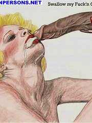 John Persons interracial sex cartoons