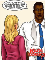 Alluring buxomy girl does the results of her innovative swollen areola remedy at interracial toons!