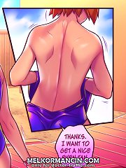 Would you mind rubbing some oil on my back at these xxx cartoons?